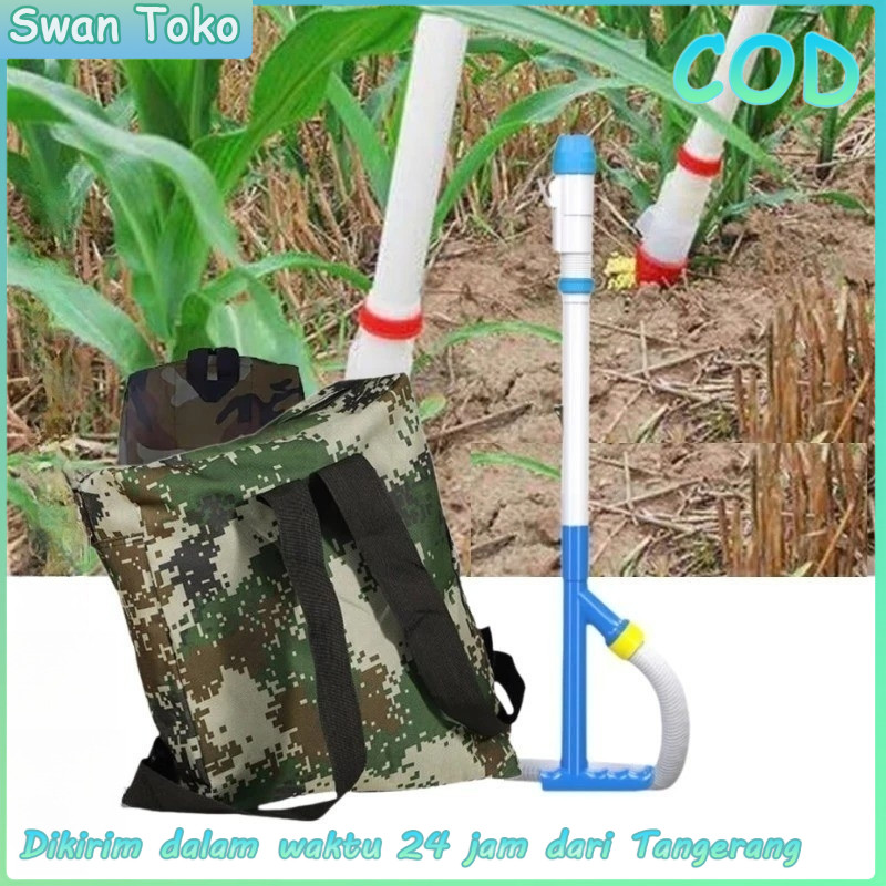 Alat Pupuk Otomatis Ransel Alat Tabur Pupuk Kering 25 Kg Padat Granul Alat Kocor Pupuk Alat Penyebar