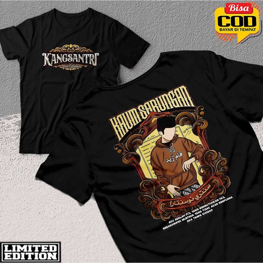 KAOS SANTRI KUALITAS PREMIUM KAUM SARUNGAN SANTRI KEREN SALAFY KANGSANTRI ISLAMI DAKWAH TERBARU