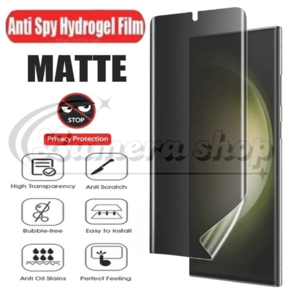 COD Anti Gores Hydrogel Matte Spy Privasi Anti Intip For Oppo Find N2 Flip Oppo Find N3 Flip Oppo Fi