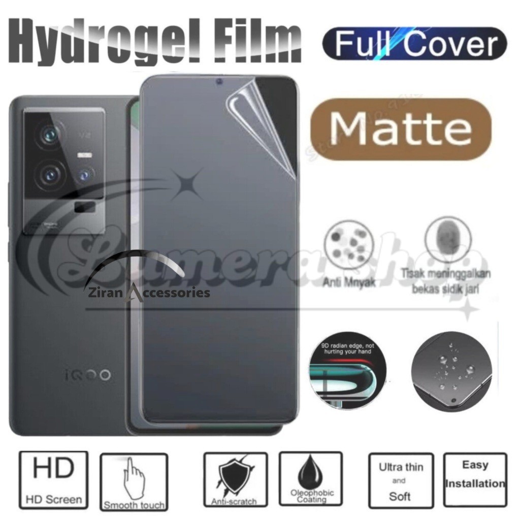 COD Anti gores Hydrogel matte glare Vivo IQOO 11 IQOO 11 Pro TPU pelindung jelly