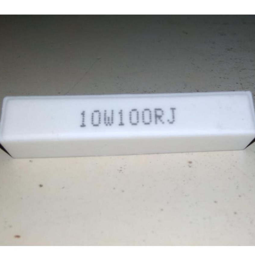 Kapur Resistor 10Watt 10W 100 ohm 100R 100RJ 10W100RJ 100Rohm 100ohm