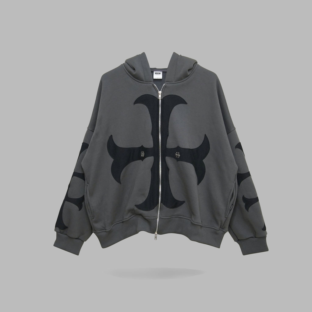 HSCO Oversized Boxy Hoodie - Vey Cotton Fleece 300Gsm