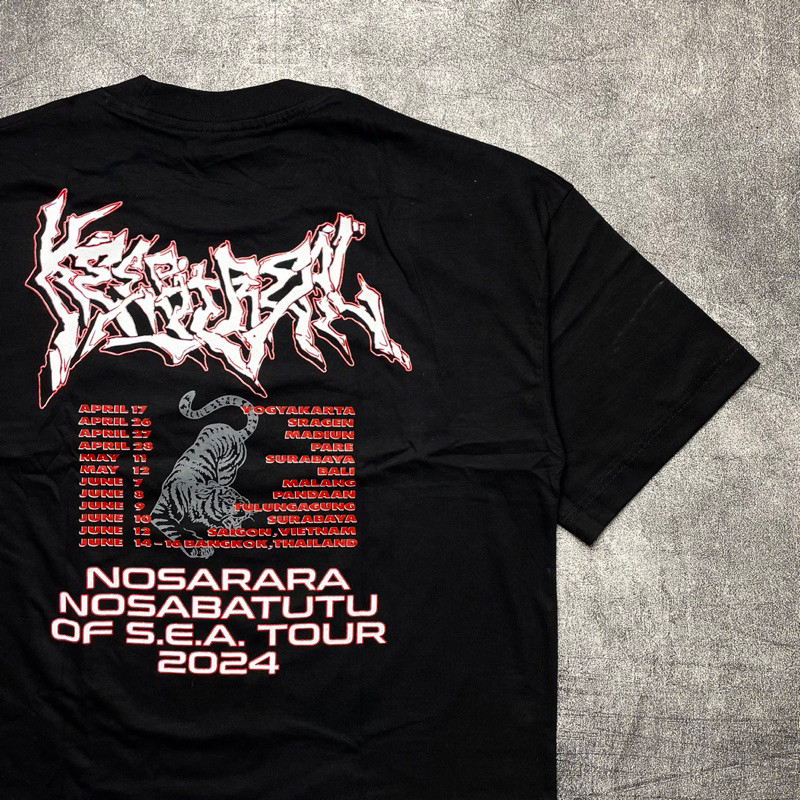 Tshirt KEEP IT REAL - SEA TOUR 2024 BLACK Official Merchandise