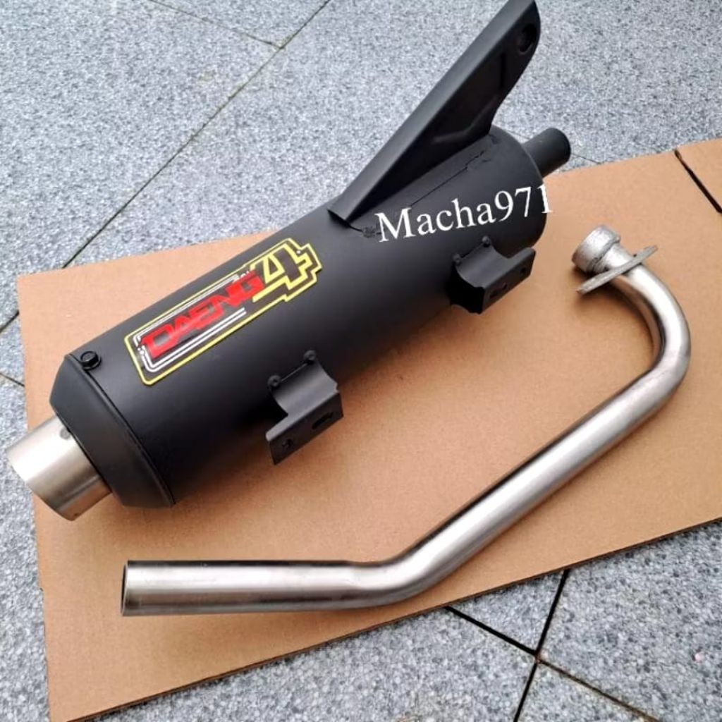 Daeng Sai4 Standard Racing Exhaust Stainless Pipe 28mm Mio Sporty Mio m3 Mio Soul I115/125 Click