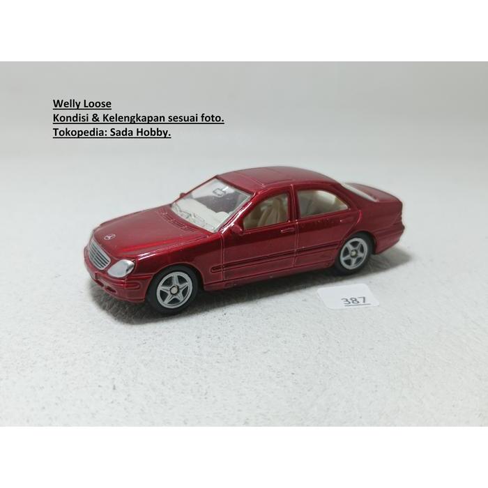Diecast Welly Mercedes Benz S Class Red Loose SBAtoys