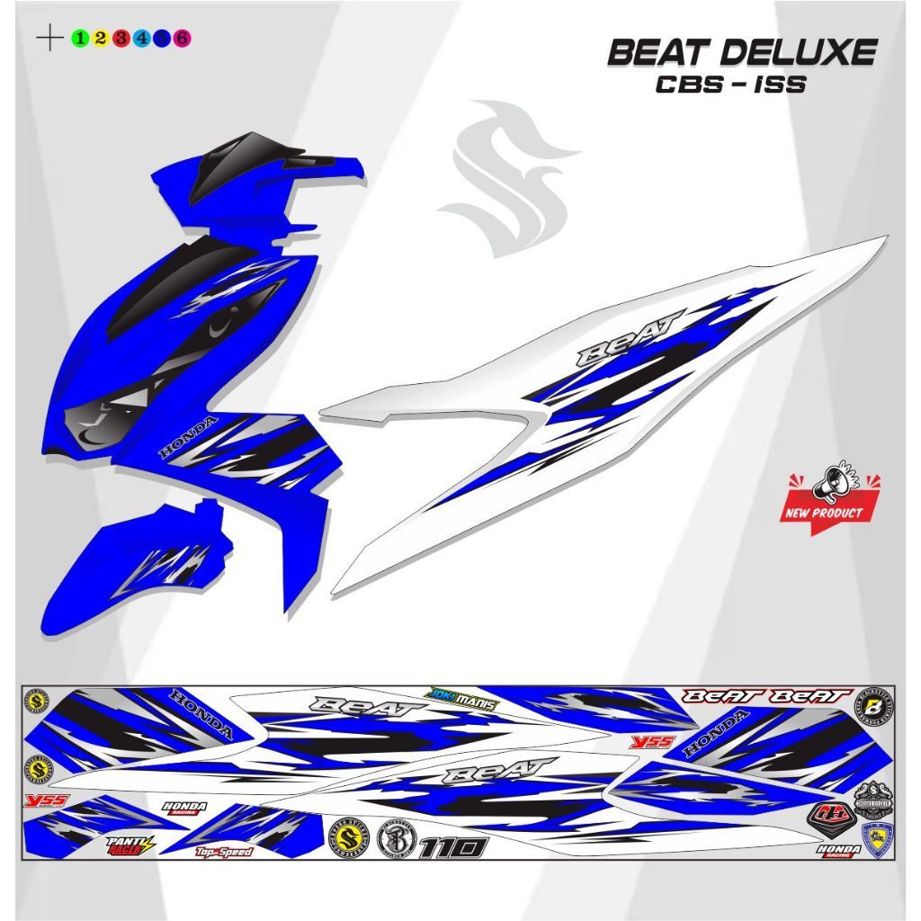 STRIPING BEAT DELUXE 2020 STRIPING VARIASI MOTOR BEAT DELUXE STRIPING TERLARIS