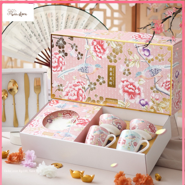 Hampers Imlek Terbaru / Hampers Imlek Premium Hampers Chinese New Year Bowl Set Premium Mangkok dan 