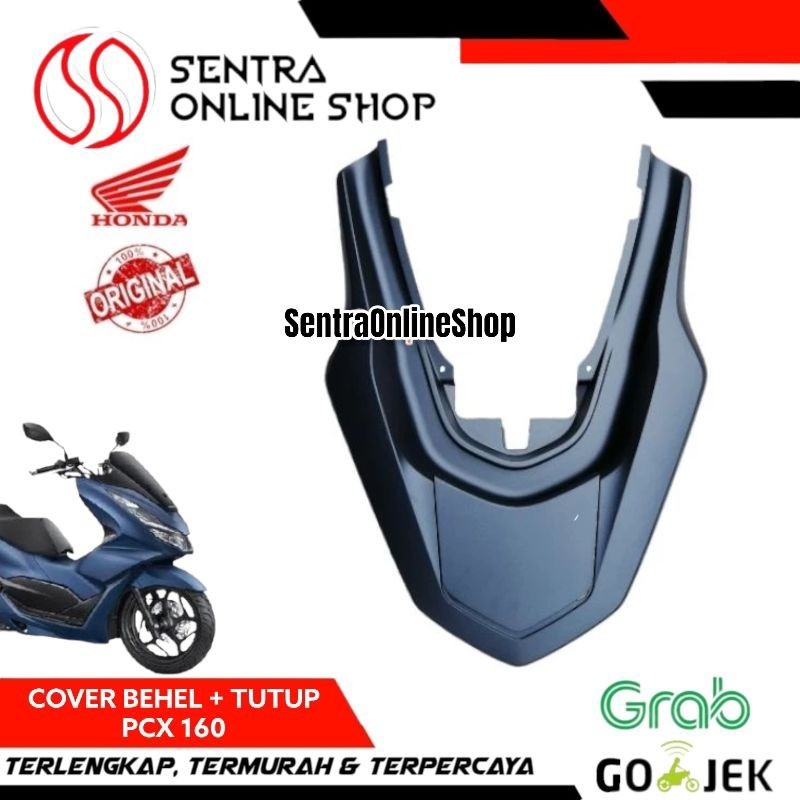Cover Behel Stop Besar Kecil Biru Doff Dop PCX 160 Original