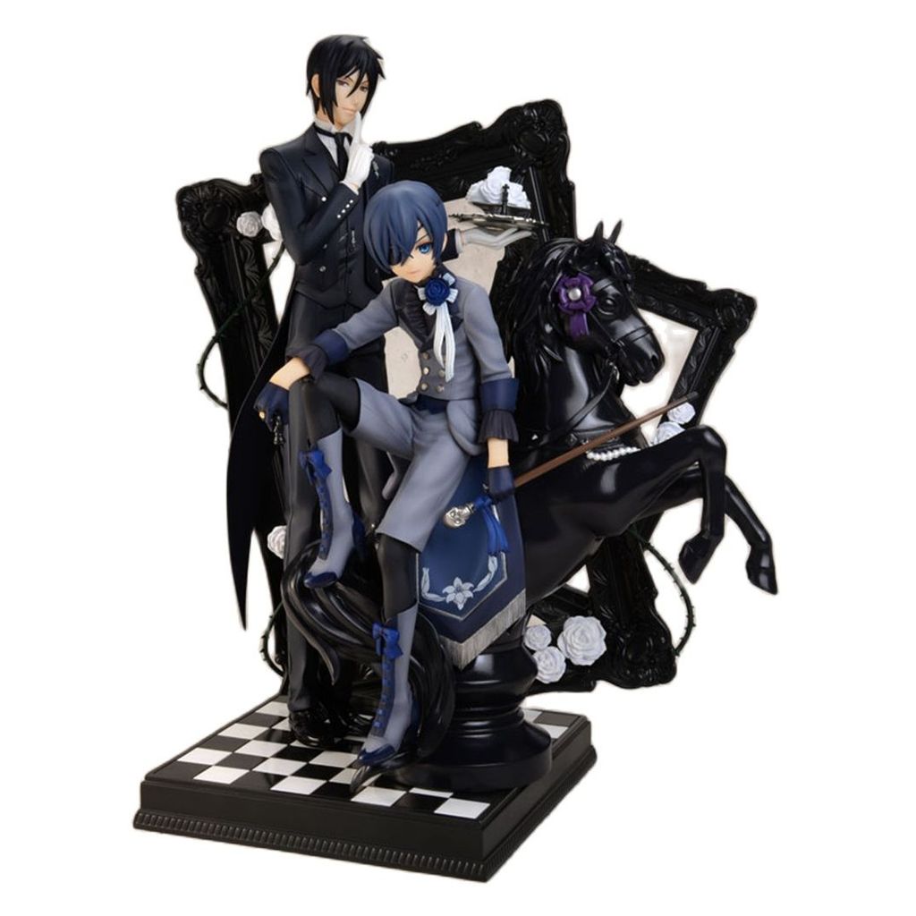 ARTFX J Black Butler Book of Circus Ciel Phantomhive Sebastian Michaelis PVC Action Figure Statue Co