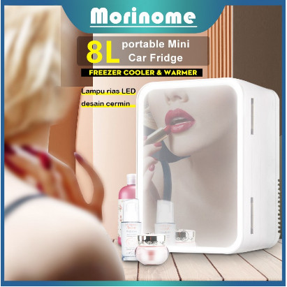 Kulkas Mini Portable 8L Kulkas Skincare Kulkas Mini Cooler and Warmer