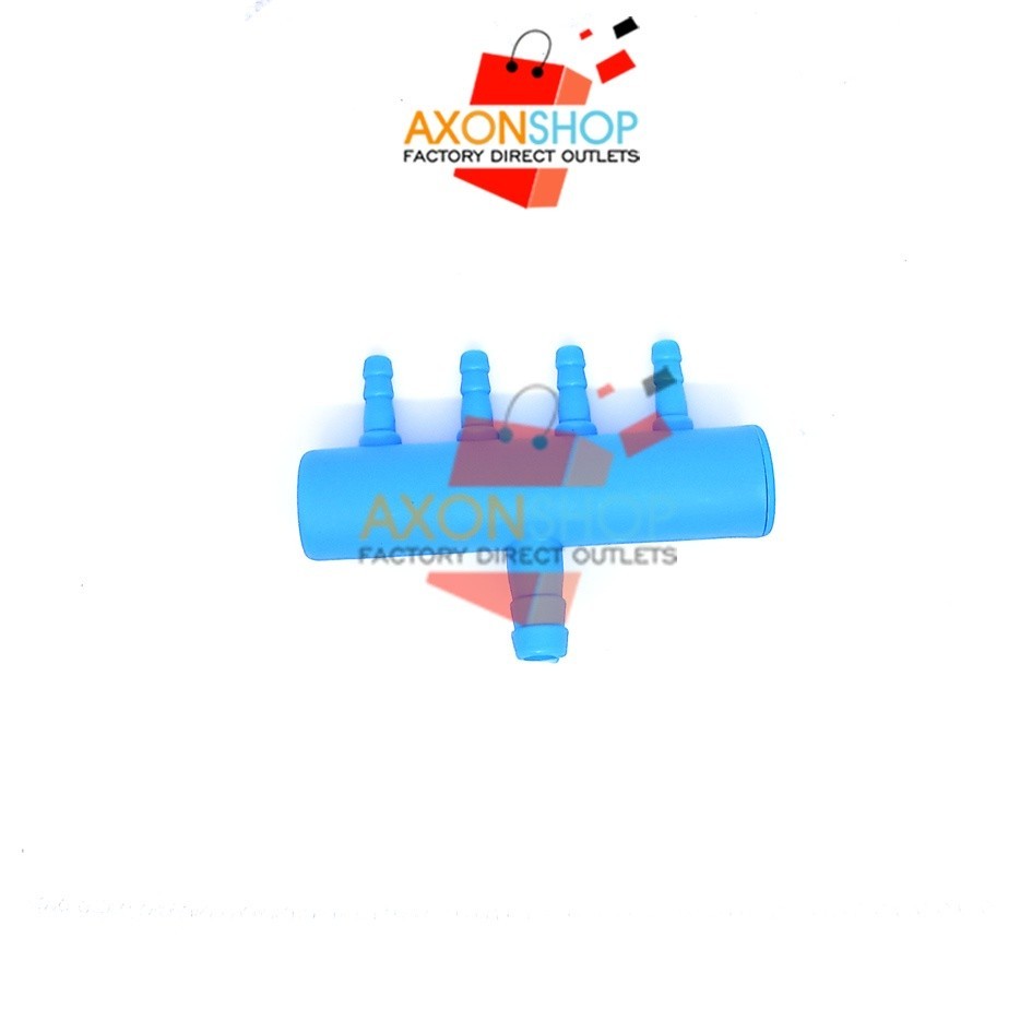 LIVO Pipa Pembagi Aerator 4 Lubang Cabang Udara 4 Output Air Splitter