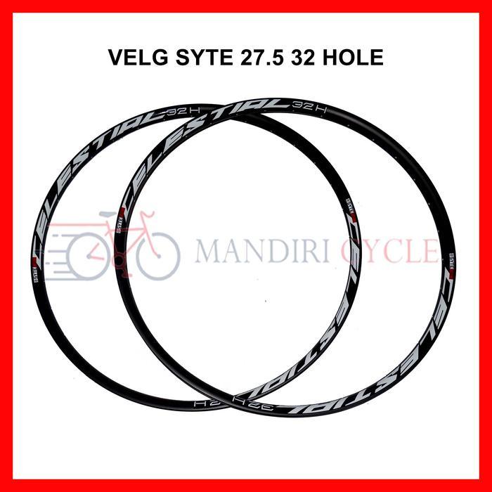 Rims Rim Velg Sepeda SEPASANG 27.5 SYTE CELESTIAL 32 H Doue Wall