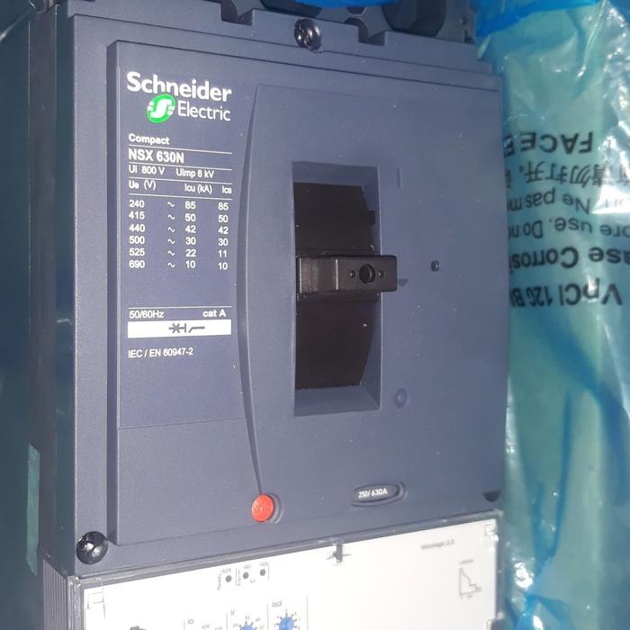MCCB SCHNEIDER 50KA NSX630N 630A 3P MICROLOGIC 2.3 LV432893