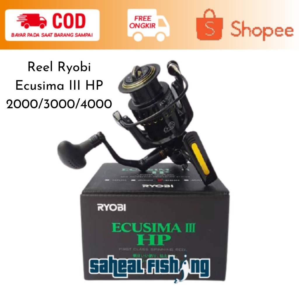 Reel Ryobi Ecusima III HP 2000 / 3000 / 4000 - Reel Pancing