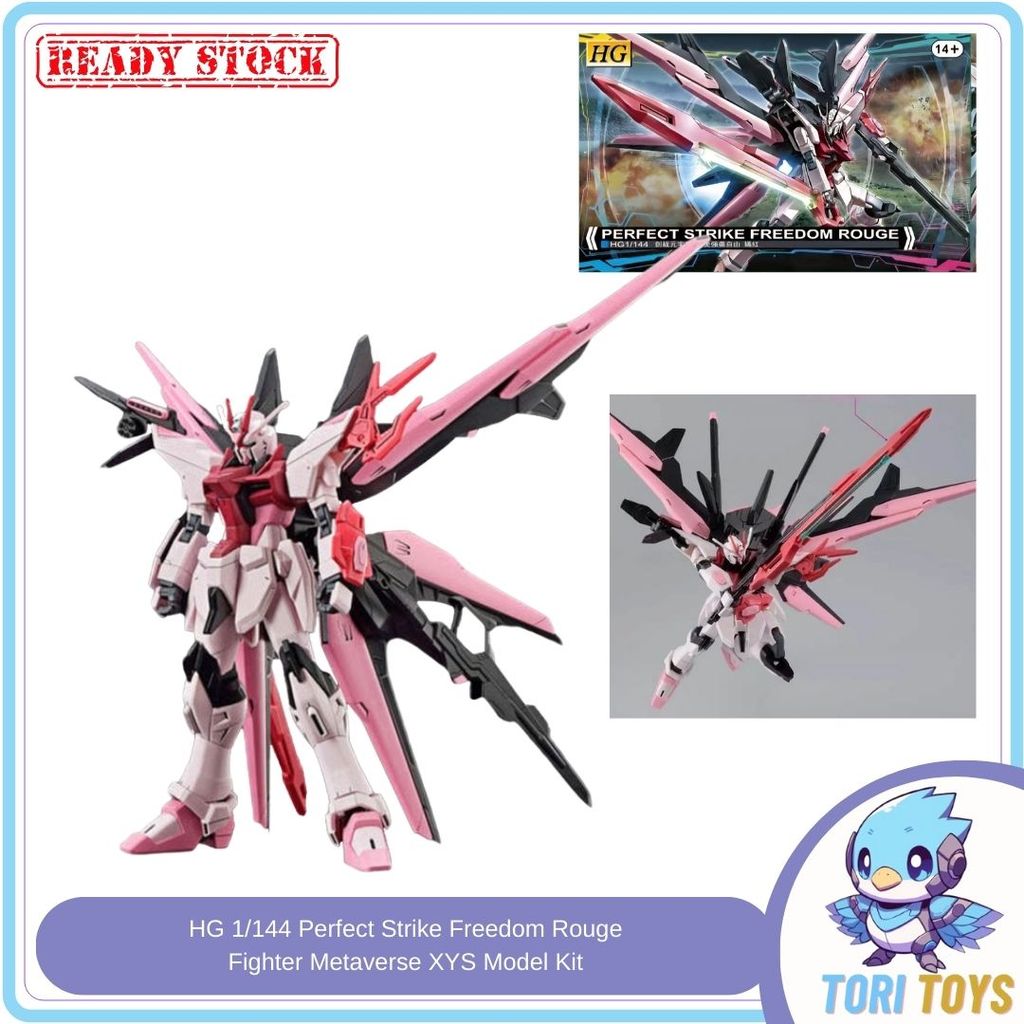 HG 1/144 Perfect Strike Freedom Rouge Fighter Metaverse XYS Model Kit