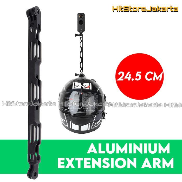 Glorious I.T Aluminium Extension Arm for Insta360 GoPro Osmo Action Cam Arm Bracket - 24.5 cm