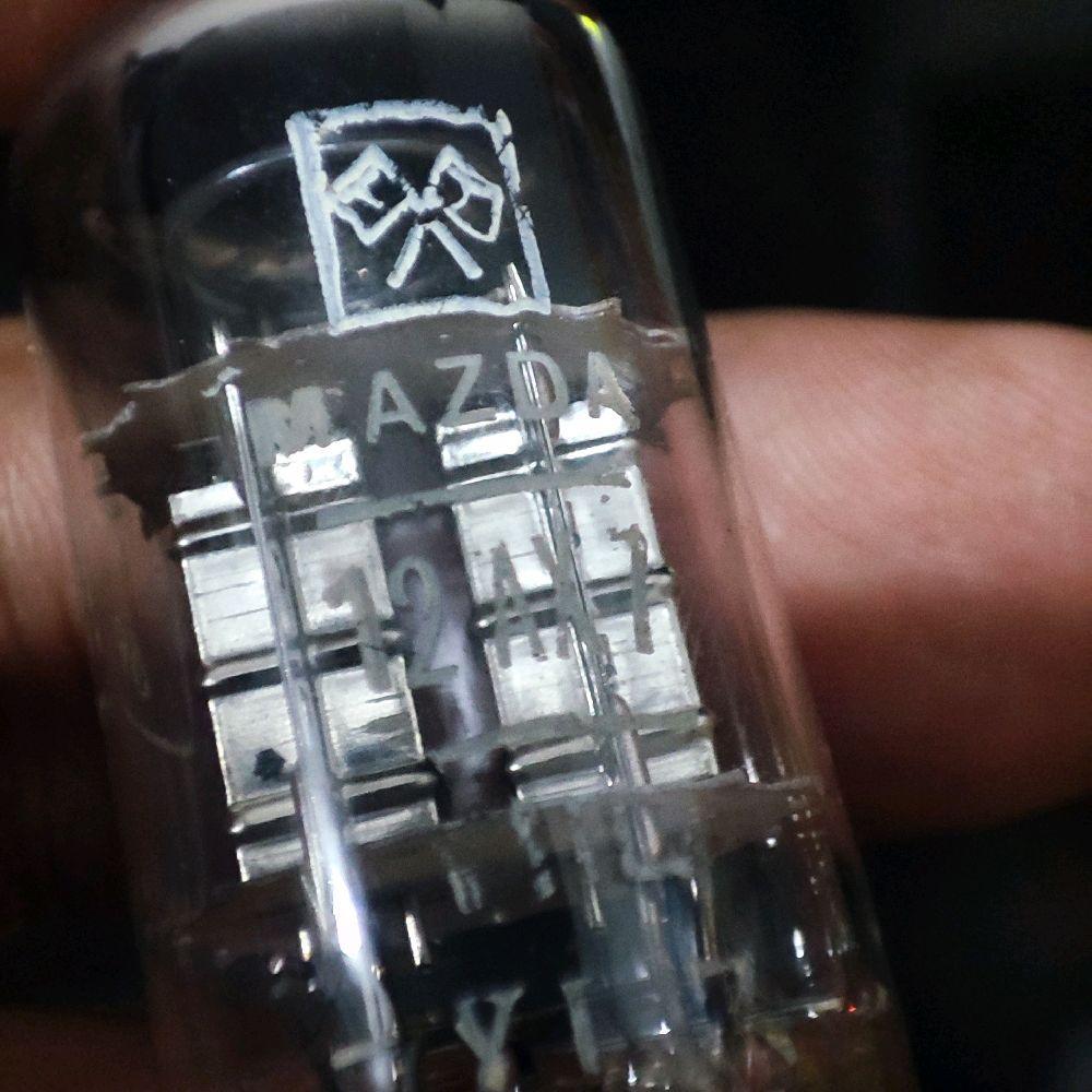 Tabung Preamp Tube Audio Mazda 12AX7 / ECC83 Silver Plate NOS