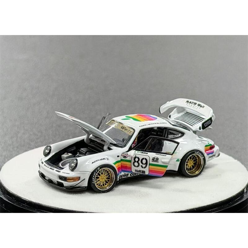 PreSale PGM 164 RWB964 #89 White Apple No89 ecast Model Car