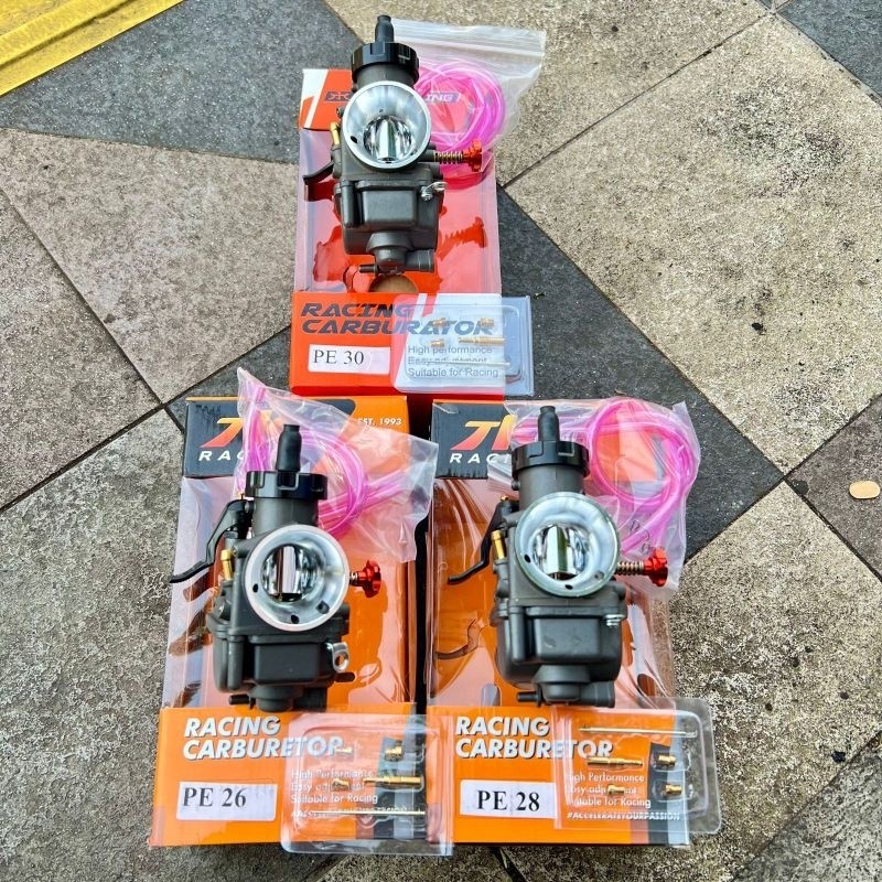 Karburator TK RACING  Carbu Karbulator Carburator TK Racing PE 24 PE 26 PE28 PE 30 Set selang pembua