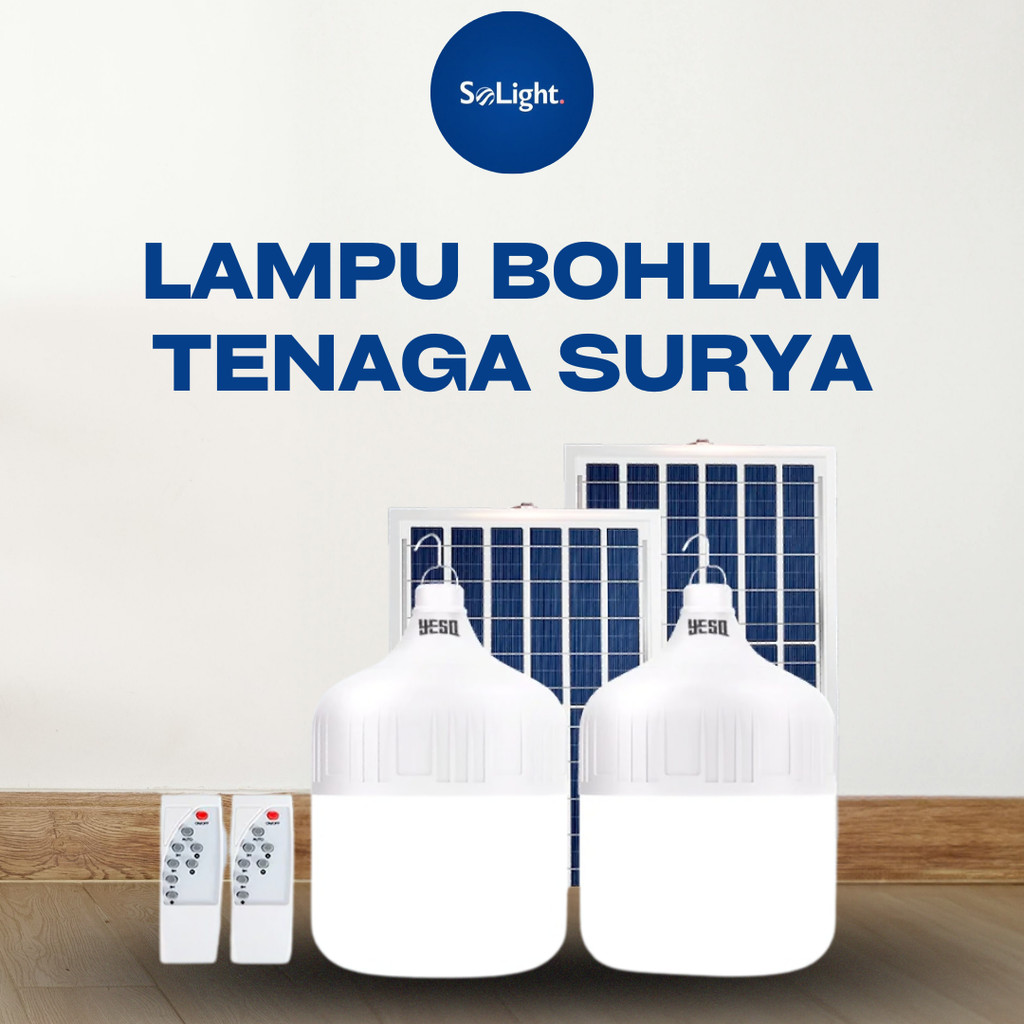[Solight] Lampu LED Emergency Tenaga Surya Magic Jumbo 1000W Terang Hemat Listrik