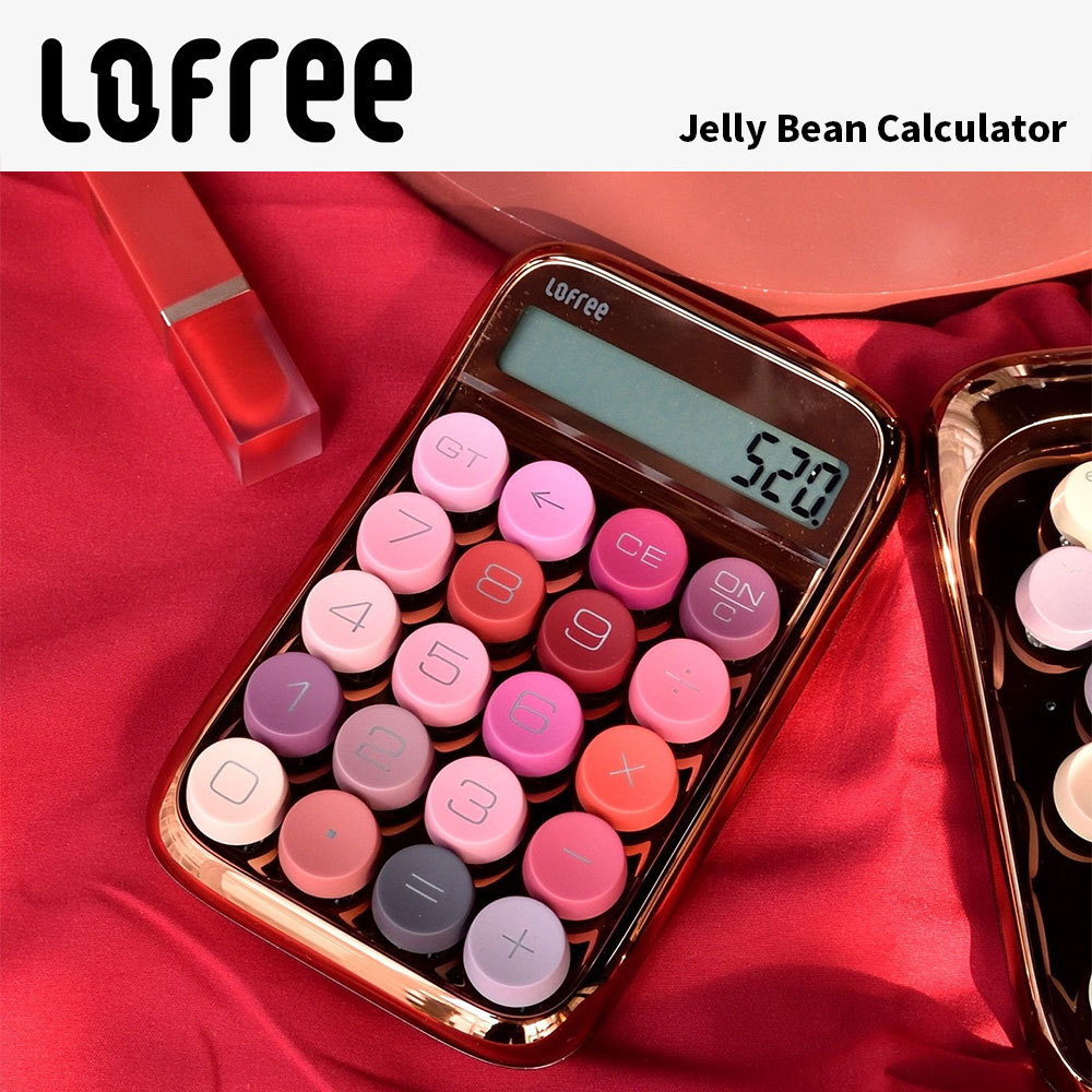 Lofree Sugar Bean Lipstick Calculator Student Computer Accounting Office Cute Small Mini Bluetooth M