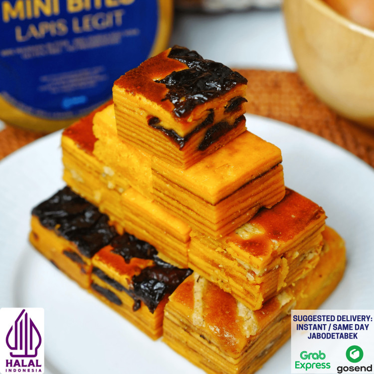Lapis legit Mini Bites Premium Mix Varian Orilla Bakery Full Wisman Gluten Free Kuning Telur Omega