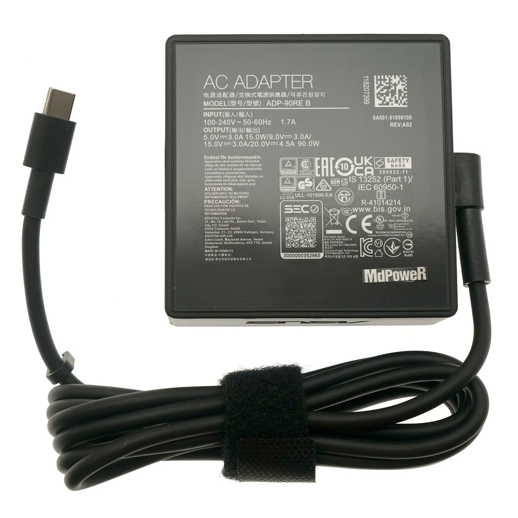 Genuine ADP90RE B 20V 45A USB Type C AC Adapter Charger for Asus VivoBook S 14 M3402RA K3402ZA VivoB