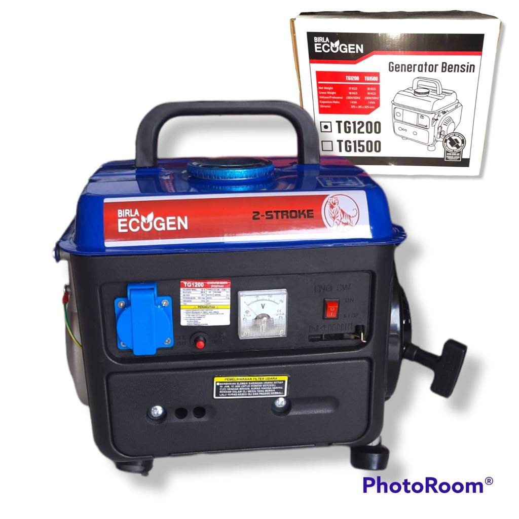 RYU Mesin Genset 1000 Watt 2 Tak / Gasoline Generator Set RS 1300