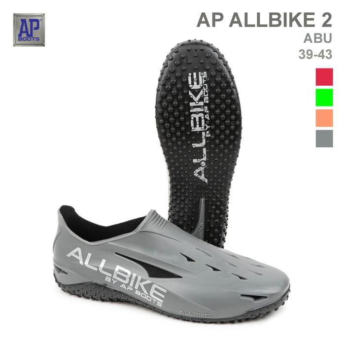 AP Boots ALLBIKE 2 ABU - Sepatu Bike PVC - 40, Abu-abu