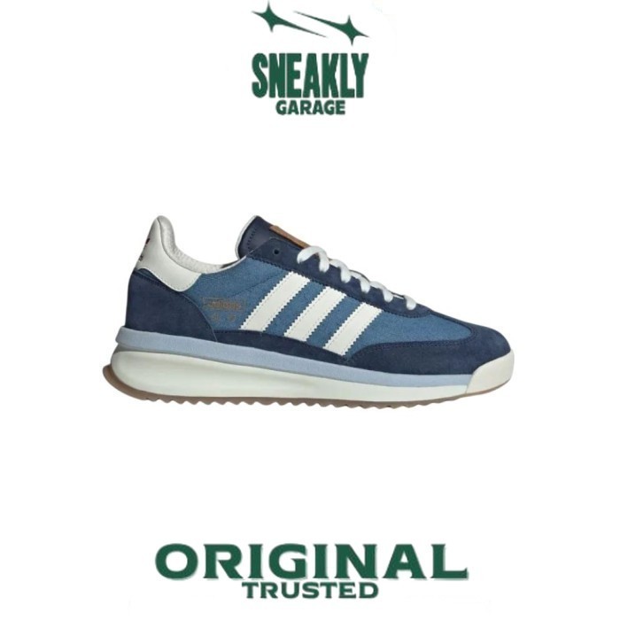 Sepatu Adidas Sl72 Boost Denim Navy Blue  Sneakers Unisex