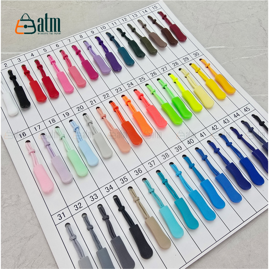 (Macicay) 1.000 pcs Puller Rope /  Tarikan Zipper