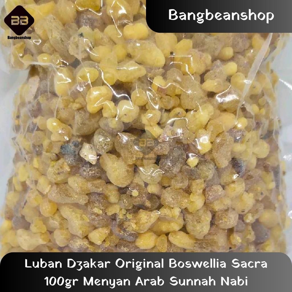 Luban Dzakar Original Boswellia Sacra 100gr Menyan Arab Sunnah Nabi