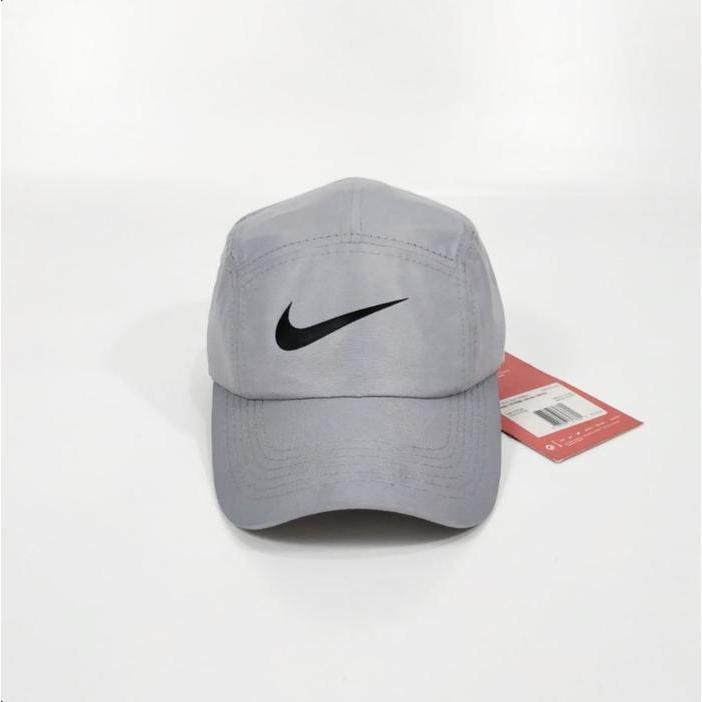 TOPI NIKE ELITE SPORT BLACK/ TOPI NIKE/ TOPI OLAHRAGA/TOPI MURAH - Abu-abu