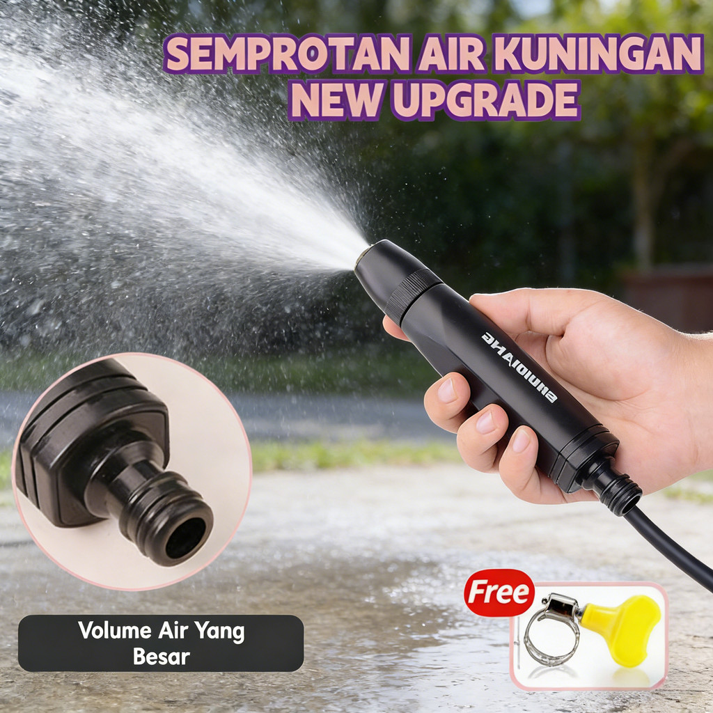 READY SEMPROTAN AIR KUNINGAN NEW UPGRADE Sprinkler Cuci Mobil Rumput Taman Sprinkler Pistol Air HOSE