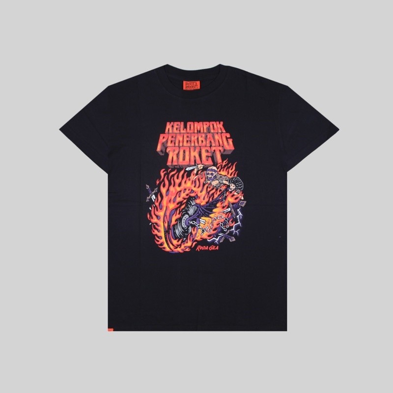 (COD) TSHIRT - KELOMPOK PENERBANG ROKET - RODA GILA - ROCKMERCH