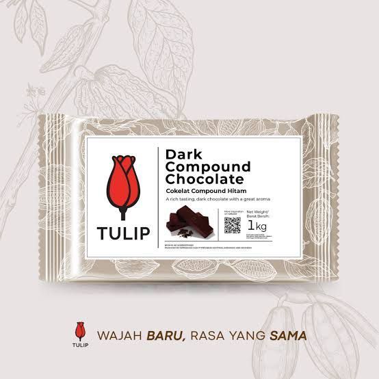 Tulip Dark Chocolate Compound - Compound Tulip  1kg