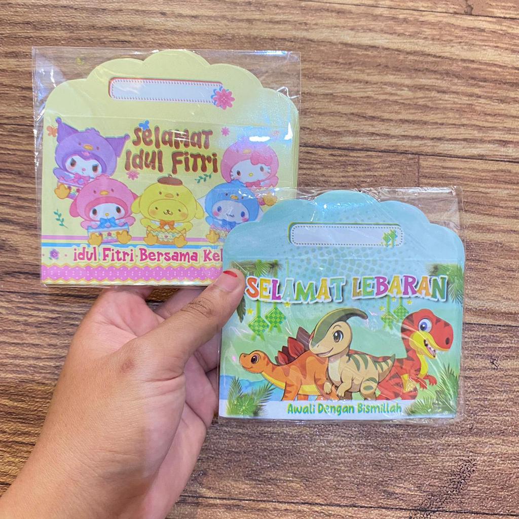 Amplop THR Lebaran Anak Lucu Motif Kartun – Amplop Uang Idul Fitri Unik & Murah