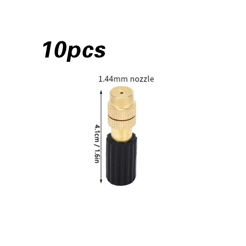 10Pcs Mist Nozzle Sprayer Kabut Adjustable / Filter Sprayer Embun Misting Premium Terbaik Berkualita