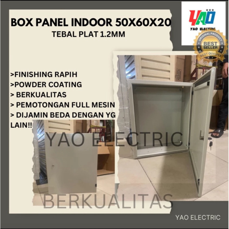 Box panel panel box indoor 50x60x20 Tebal plat 1.2MM Berkualitas Bagus Tebal Rapih