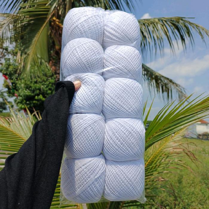BENANG RAJUT KATUN BALI 1 MM / SMALL PLY 10 PCS IDEAL UNTUK BAJU SWEATER AMIGURUMI & TAS RAJUT KUAT