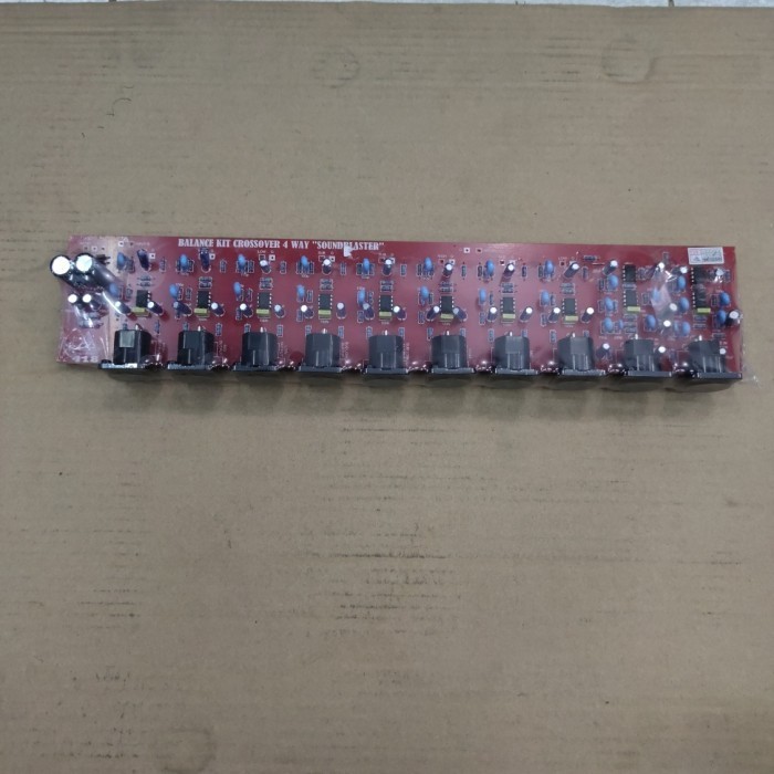 kit balance crossover stereo 4way dhb 418 CKJ panel belakang