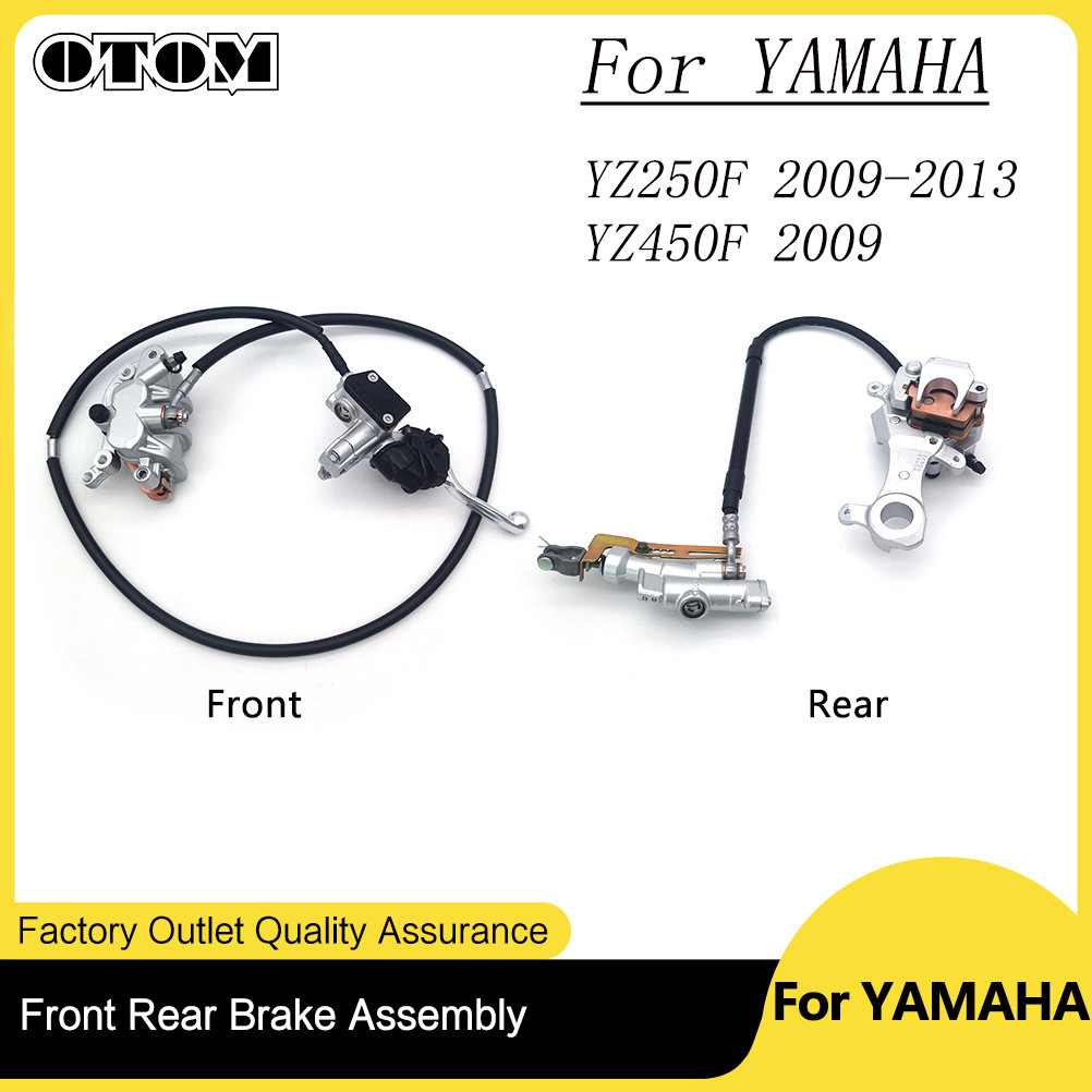 Tuas Rem Depan Belakang Sepeda Motor, Pompa Silinder Master, Rakitan Kaliper Untuk YAMAHA YZ250F YZ4