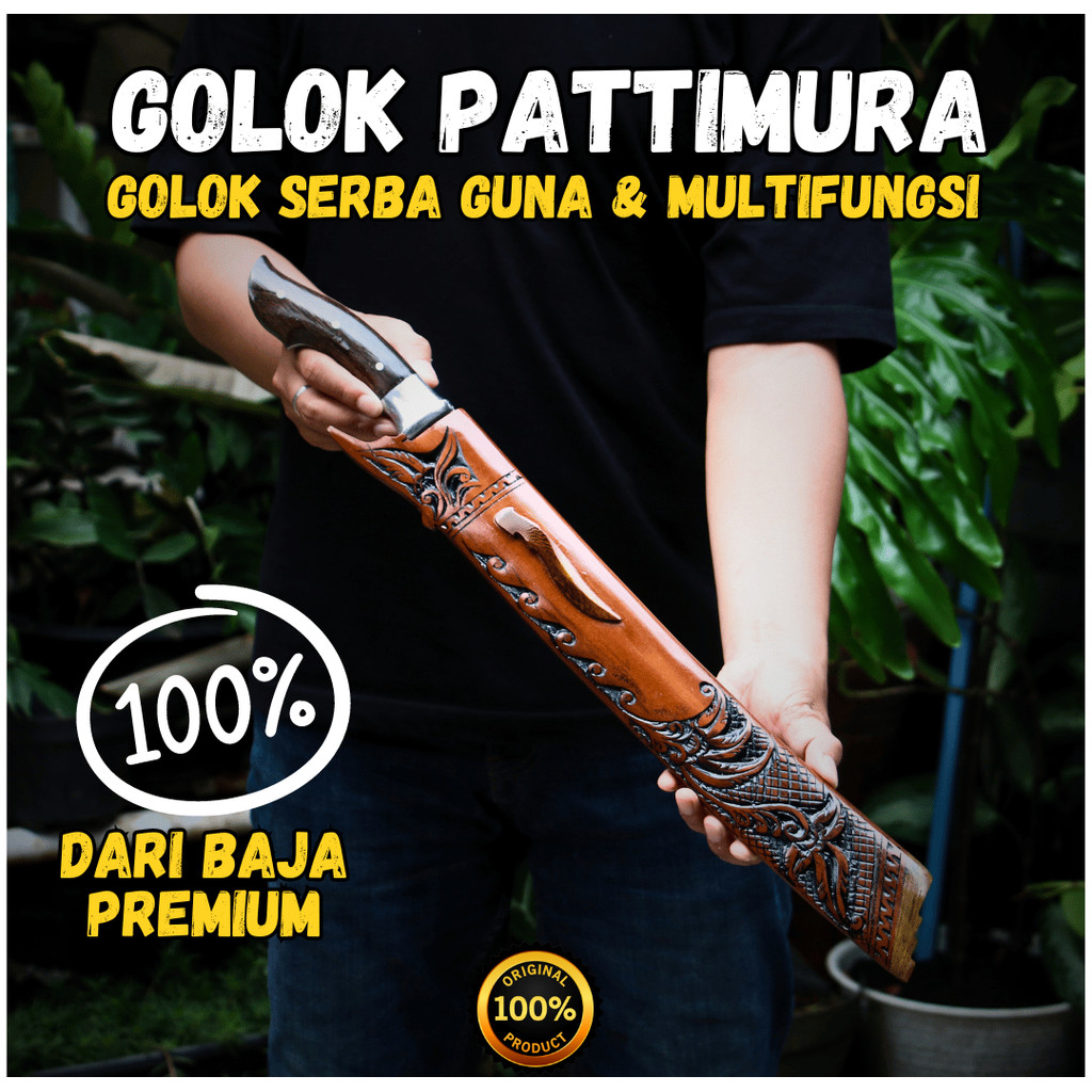 Golok Patimura Asli baja Fulltank