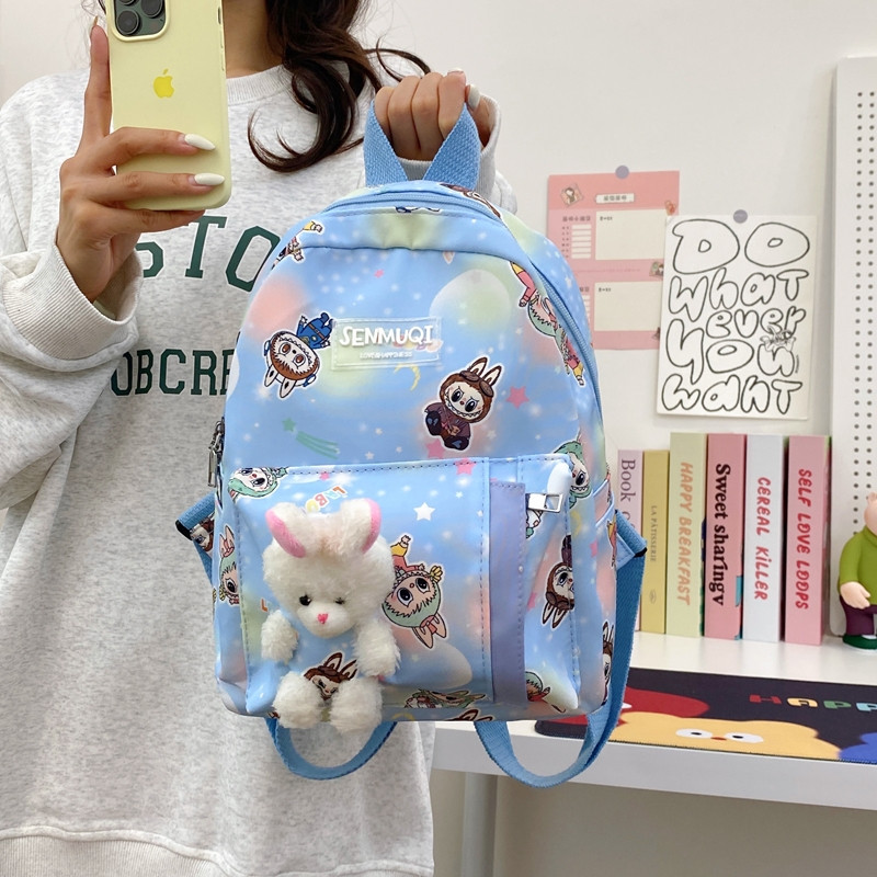 Keedo.mall 213272 Tas Ransel Wanita Fashion Tas Sekolah Tas Keren 23*10*31 Cm