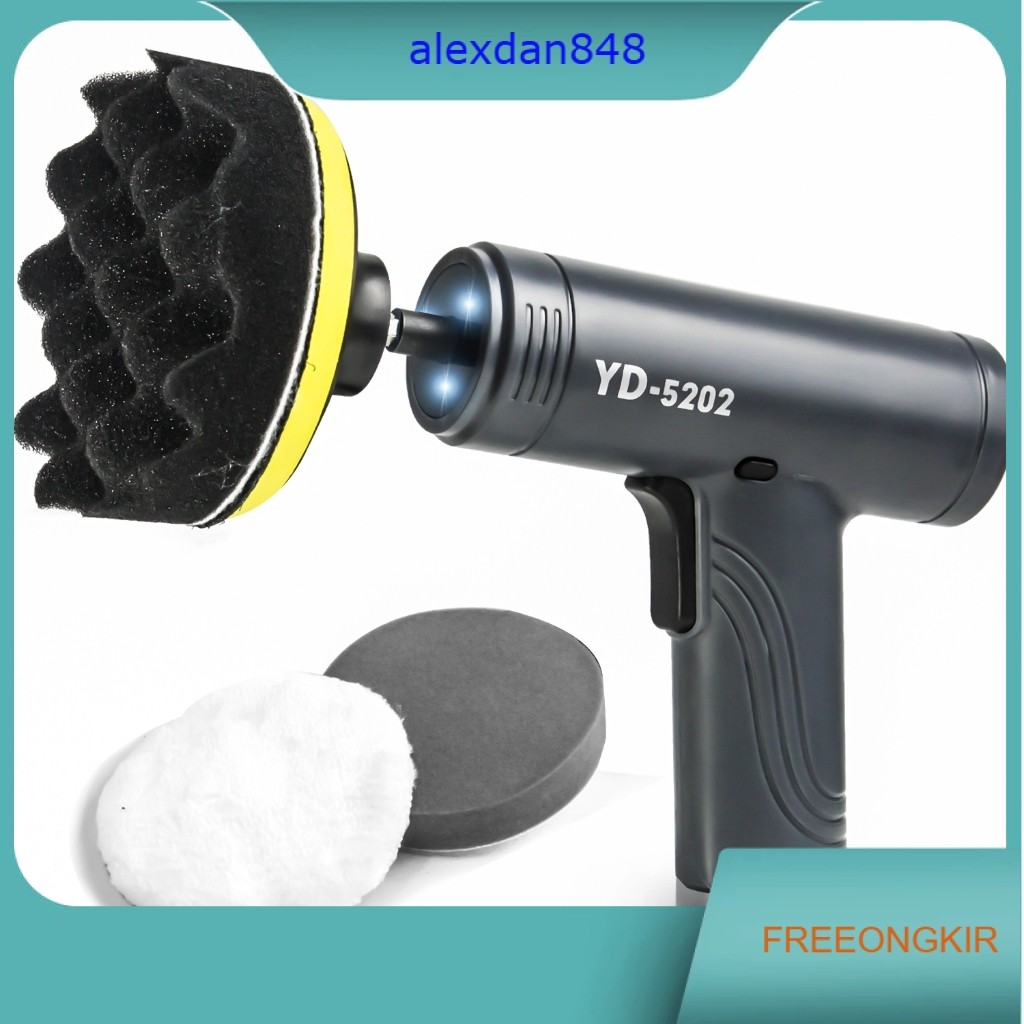 Allefix Alat Poles Mobil Wireless Alat Mesin Poles Mobil Cordless- YD-5202