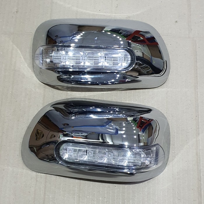 COVER BATOK SPION LAMPU CHROME MOBIL AVANZA VVTI 2008 2009 2010 2011 TIPE G