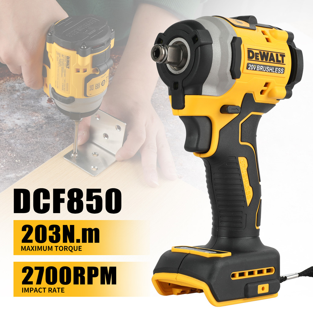 Dewalt Cordless Impact Wren Electric Screwdriver 18V 20V Battery Brushless Drive Car Repair Electric
