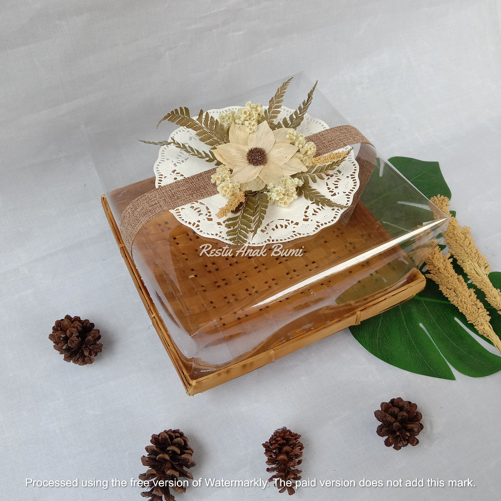 Piring Mika Pita Kertas  25cm| Alas makan | piring saji bambu | Tempat Snack | Wadah Saji | Makanan 