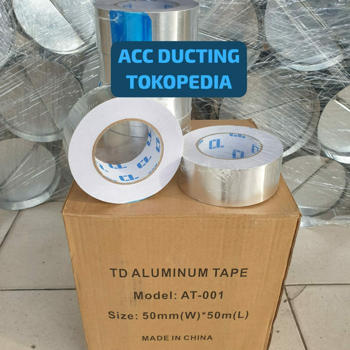 ALUMUNIUM TAPE TD DUCTING / ALTIPE / DUCT TAPE / ALTAPE PU 50 METER