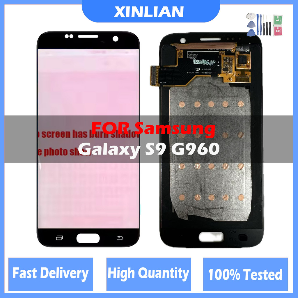 Amoled Burn Shadow LCD For Samsung S7 G930 LCD splay Tou Screen gitizer Assembly For Samsung G930 G9